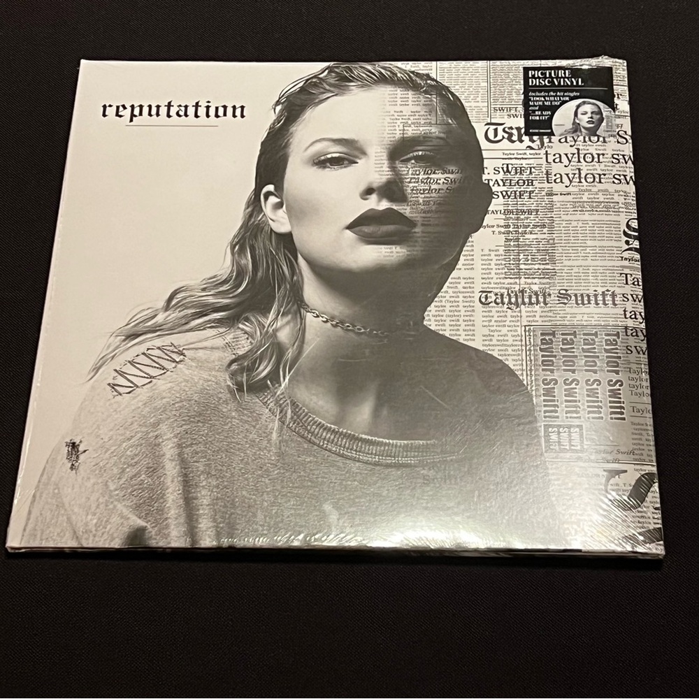 Sealed Reputation Picture Disc Vinyl Taylor Swift Reputation Vinyl Hype Sticker
